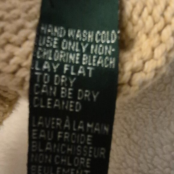 Hand Knit Ralph Lauren Dog Turtleneck Sweater (S) - Picture 8 of 9